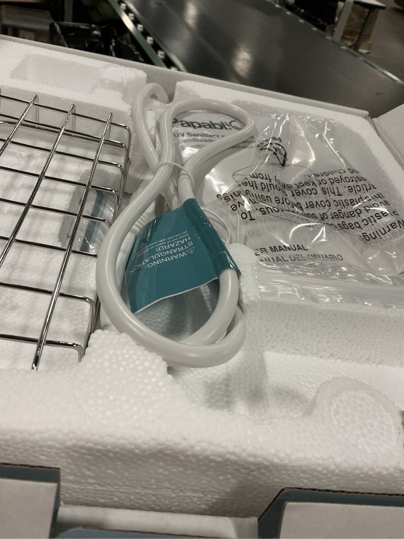 Condition photo showing Good Condition for Papablic 4-in-1 UV Light Sanitizer | UV-Clean Sanitizing and Dryer Pro | UV Sanitizer Box with Dual UV-C Lamps for Babies & Whole Family | Large Capacity | Touch Control