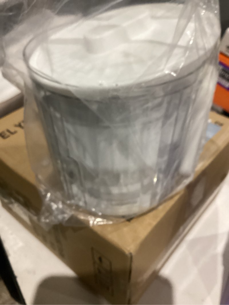 Condition photo showing As Is for Underwear Washing Machine, Upgrade 2.5L Mini Portable Washing Machine, Mini Washer Deep Cleans Small Clothes for Apartment, Dorm, RV, Travel & Hotel Use (White) Grey white