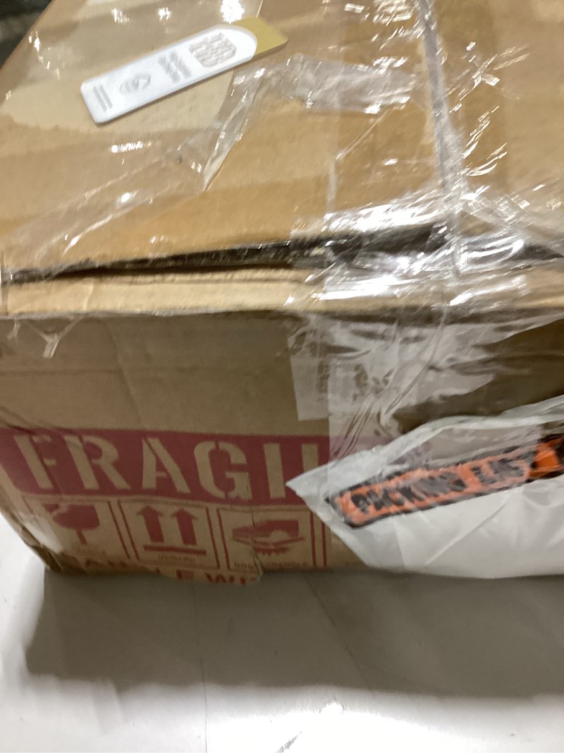 Condition photo showing New/Like New for Garage Stool, Adjustable Height Swivel Work Mechanic Shop Stool with Backrest, Pneumatic Shop Chair for Home, Workshop, 300 LBS Capacity, 360° Rotation, Heavy Duty, Black