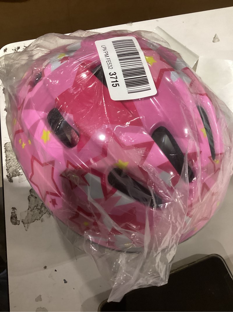 Condition photo showing Good Condition for Kids Helmet Adjustable for Kids Ages 3-8 Years Old Boys Girls, Toddler Helmet with Protective Sports Gear Set Knee Elbow Pads Wrist Guards for Cycling Skateboard Scooter Pink