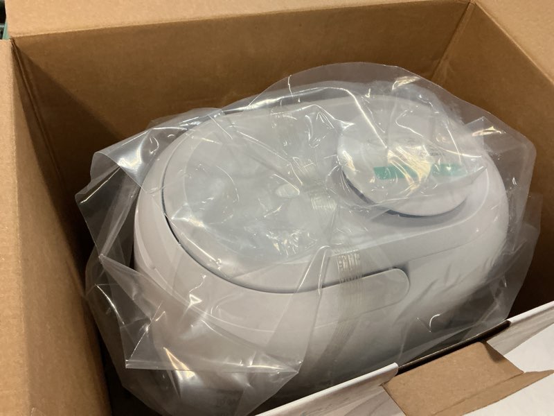 Condition photo showing New/Like New for frida baby 3-in-1 xl top fill humidifier for bedroom, cold & flu relief, 6l tank cool mist humidifier + diffuser for large rooms, mold resistant, nightlight, auto-off, quiet, essential oil diffuser 1.6 gallon tank