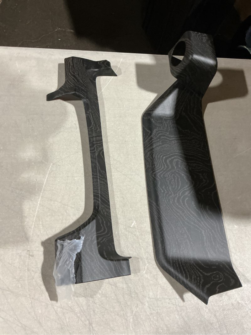 Condition photo showing Good Condition for for toyota tacoma 2024 2025 abs dashboard instrument ac vent cover wood grain