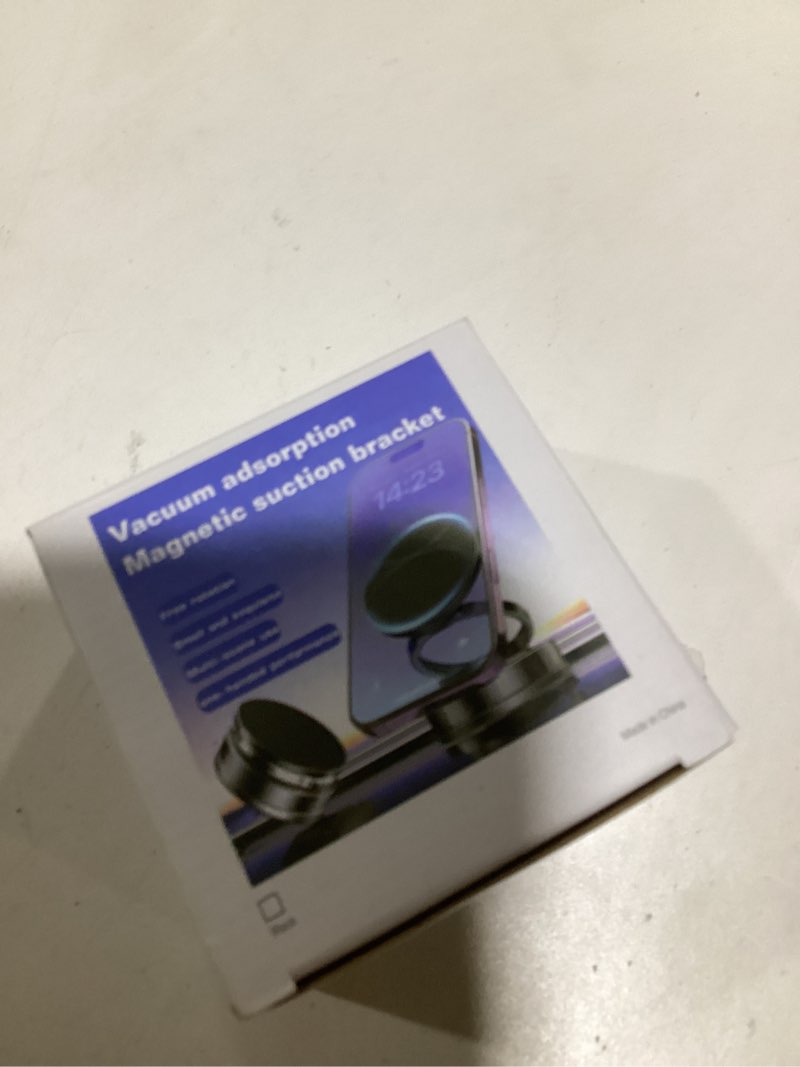Condition photo showing New/Like New for Vacuum Suction Magnetic Phone Holder - 3-Way Adjustable Stand, Ultra-Strong Adhesion on Mirror/Shower/Dashboard/Windshield/Car, 360° Adjustable Foldable Stand for iPhone & Android