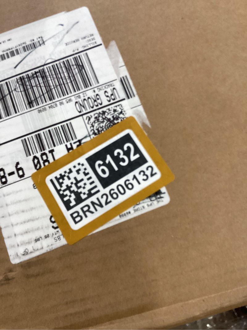 Condition photo showing Good Condition for hsh rustic walnut coffee table, modern center table, rectangle industrial living room coffee table, simple farmhouse wood and metal tea table for home bedroom office, walnut, 47 in walnut 47 inch