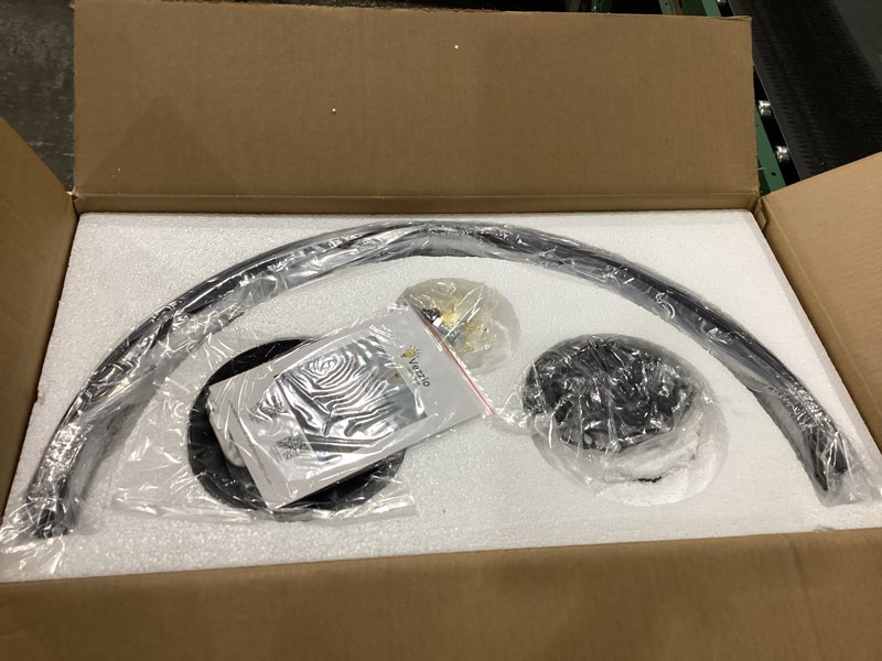 Condition photo showing New/Like New for 35" Large Black and Gold Round Crystal Sputnik Chandelier 20-Light Modern Globe High Ceilings Chandelier Pendant Light Fixture for Entryway Foyer Dining Room Living Room Black&Gold Globe D35"