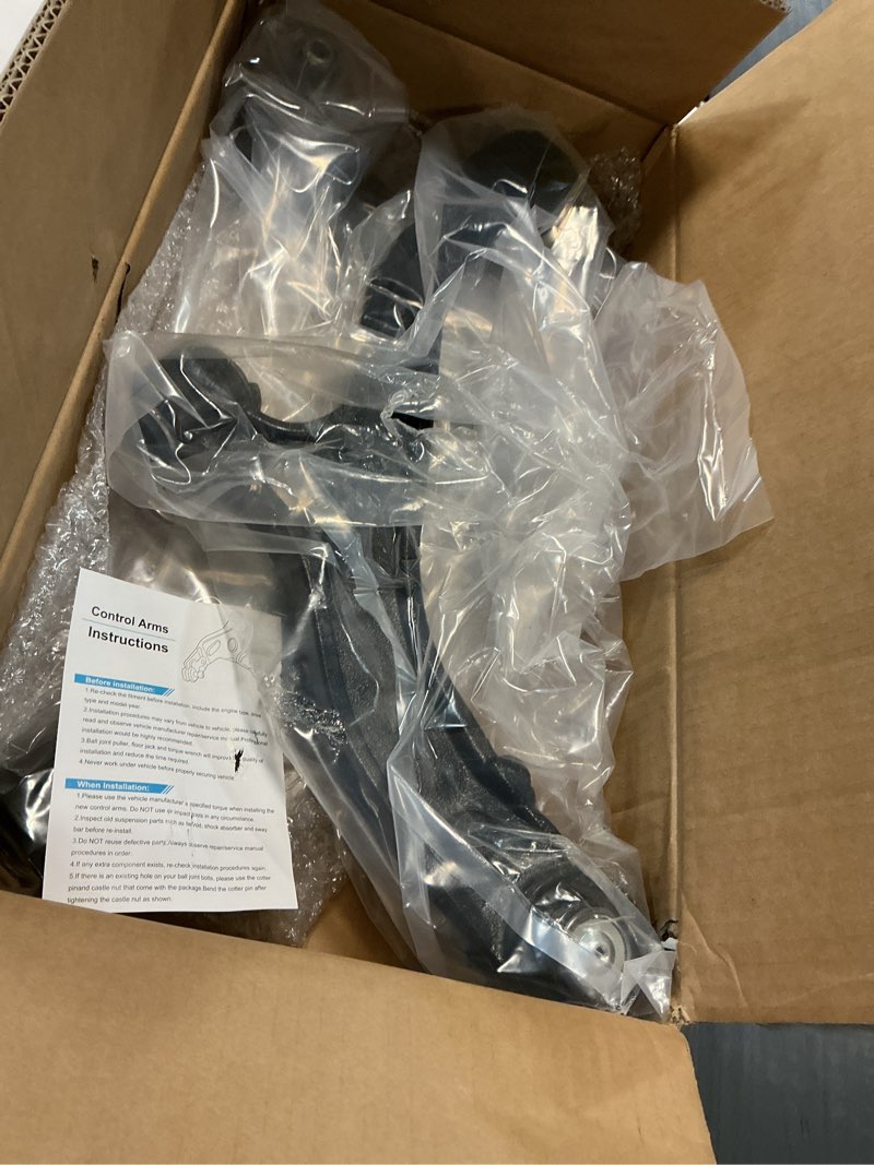 Condition photo showing Good Condition for front lower control arms w/ball joints for chrysler town & country 01-07, dodge caravan & grand caravan 2001-2007, voyager 2001-2003 suspension kit k620004 k620005-2pc set