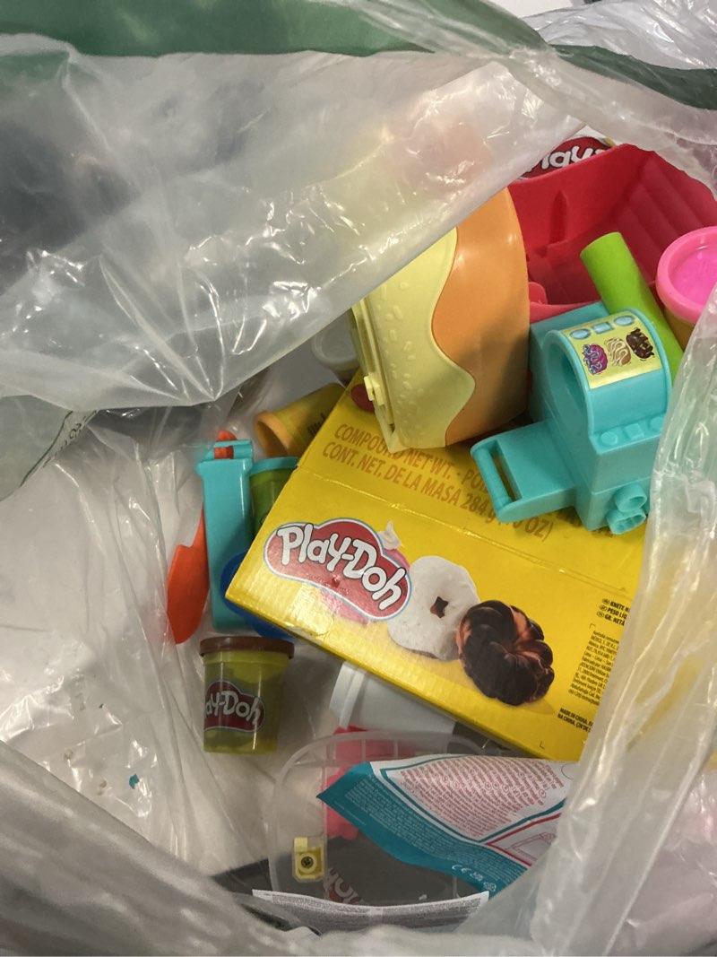 Condition photo showing As Is for play-doh donut drop shop playset, play food toy, kids arts & crafts, easter gift for kids 3+ years