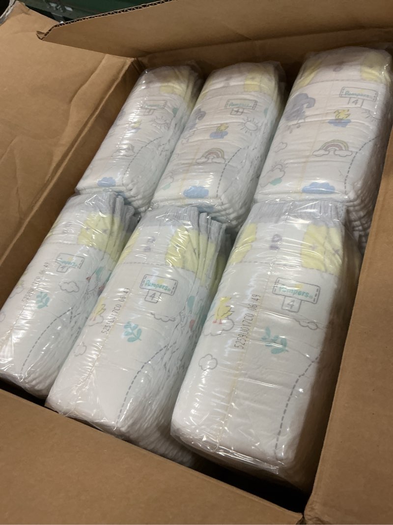 Condition photo showing New/Like New for Pampers Swaddlers Diapers Size 4  150 Count (Select for More Options)