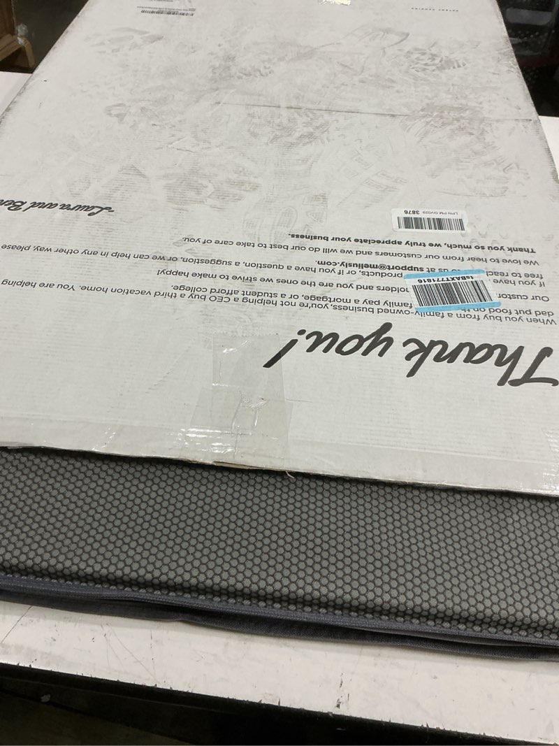 Condition photo showing Good Condition for meliusly heavy duty bunkie board twin size (38x75) - non-slip breathable bed support board for slatted bed frame, anti-sag under bed support, noise minimizing moisture resistant bed board twin (38x75'')