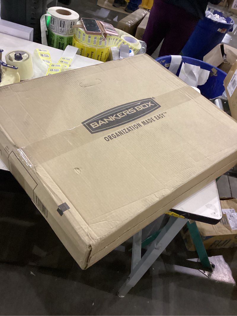 Condition photo showing New/Like New for Bankers Box 12 Pack Standard Duty File Storage Boxes, Standard Assembly, Removable Lid, Letter/Legal (0071301)