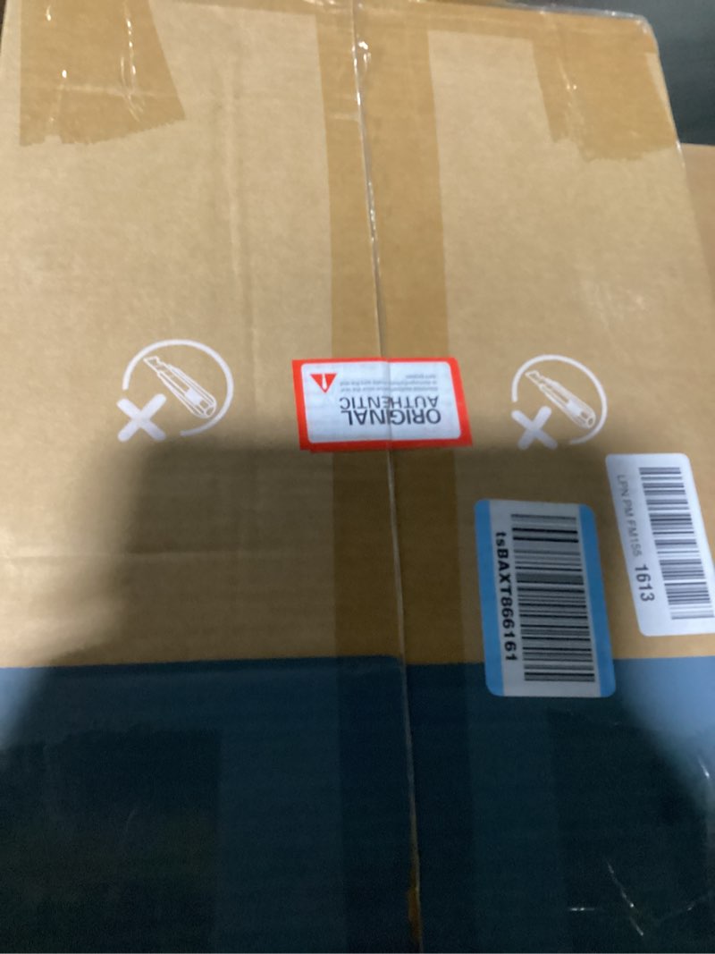 Condition photo showing New/Like New for sweetcrispy nightstand with charging station, bedside end table with 3 fabric drawers & usb/type-c ports and outlets, night stand for bedroom furniture, adjustable feet and variable light strip, black black 11.8"d x 15.75"w x 27.87"h(3 drawers)