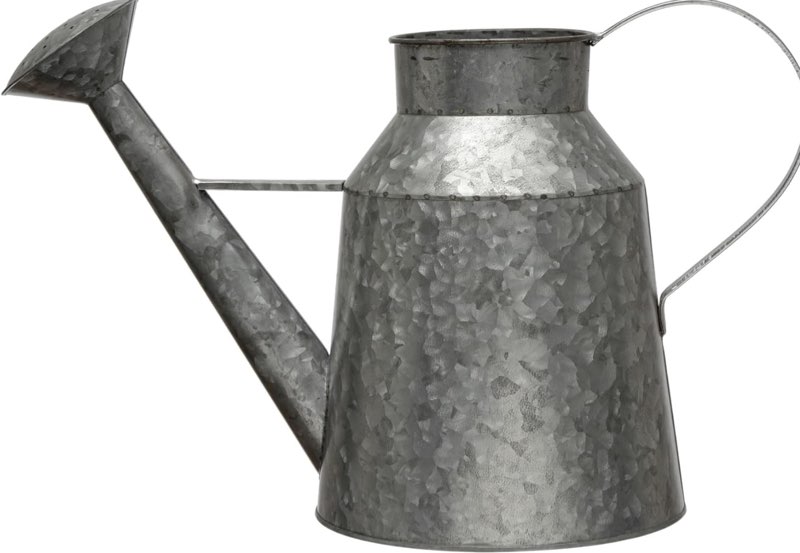 Creative Co-Op Galvanized Metal Watering Can