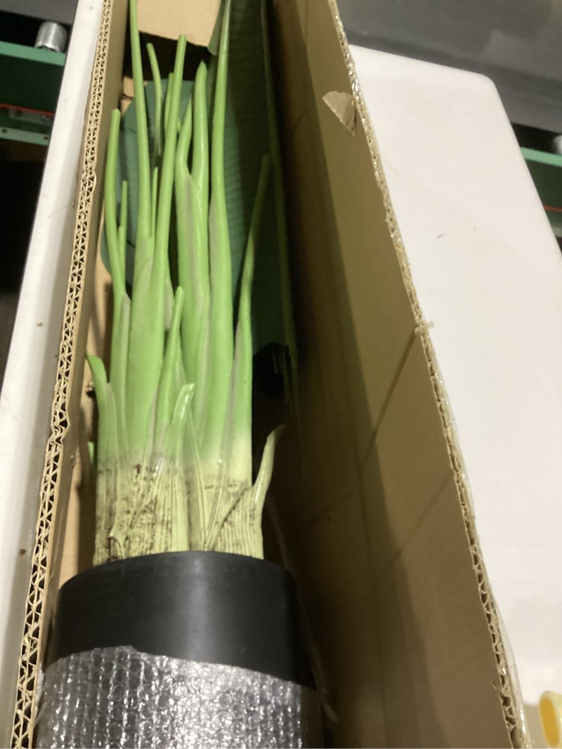 Condition photo showing Good Condition for Artificial Tree 6.6Ft Silk Bird of Paradise Large Big Fake Potted Plants Tall Faux Silk Floor Plants for Home Living Room Bedroom Office Decor Indoor Outdoor… 6ft 7in