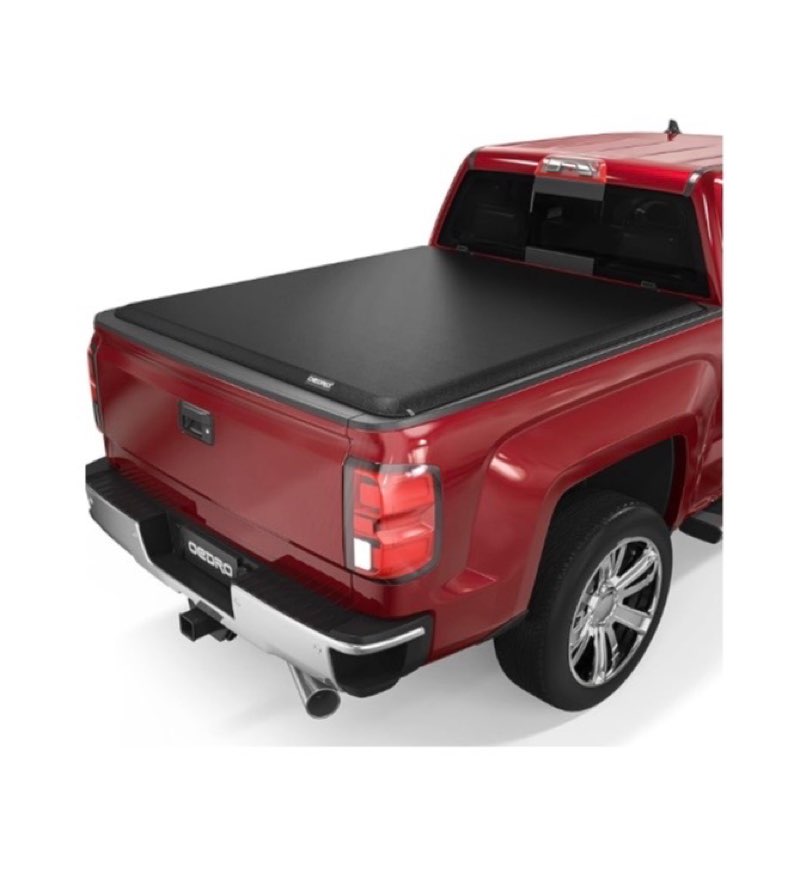 ledkingdomus soft roll up truck bed tonneau cover fits for dodge ram 1500 classic only 2009-2024, 5'