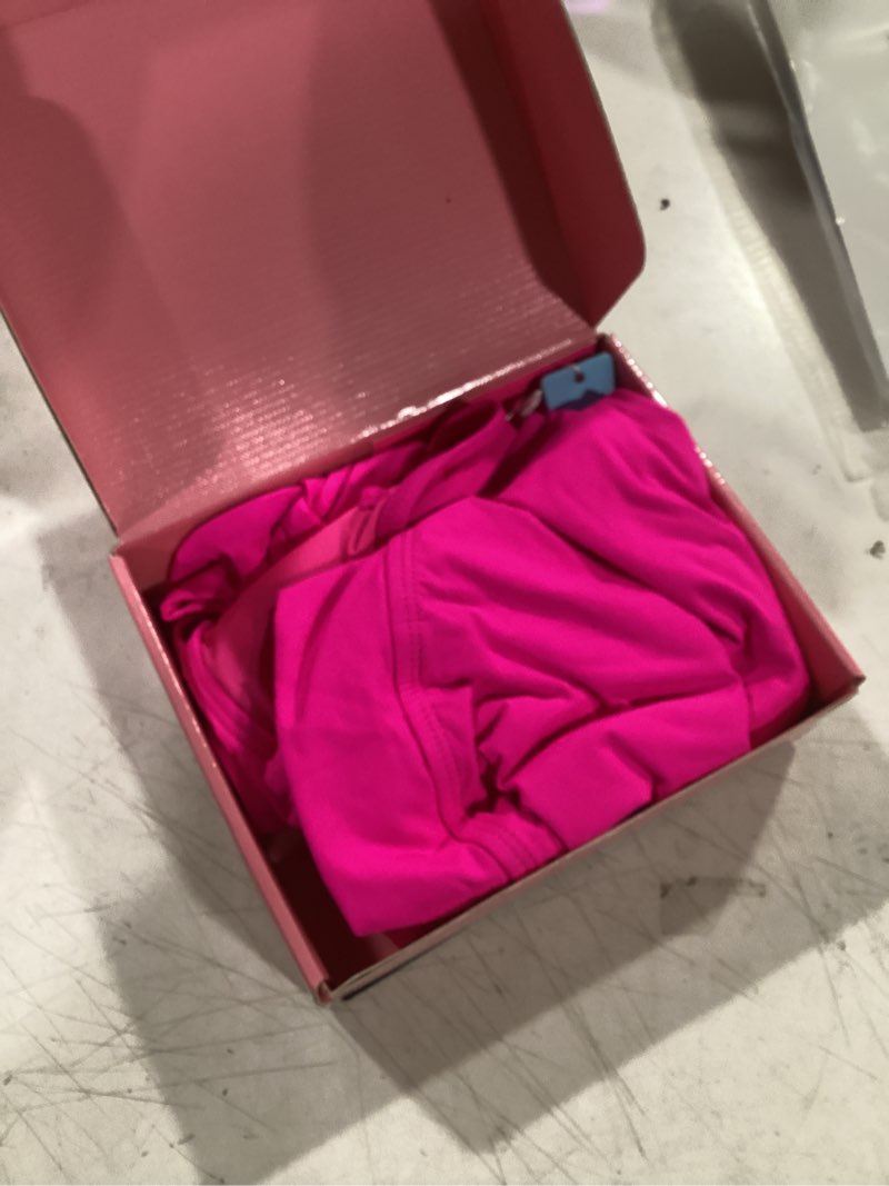 Condition photo showing Good Condition for two piece high waisted swimsuits - women tummy control bikini modest bathing suit 2pc 2025 hot pink small