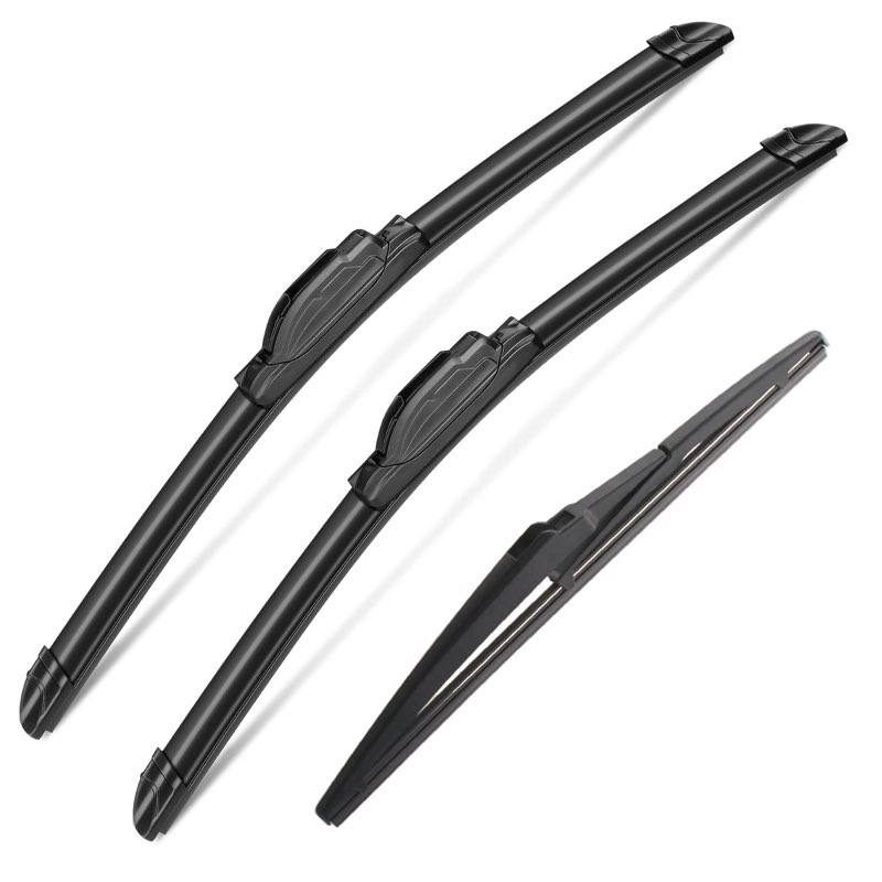 3 Pack Windshield Wiper Blades Compatible With Highlander 2008-2019 Front and Rear Original Equipmen