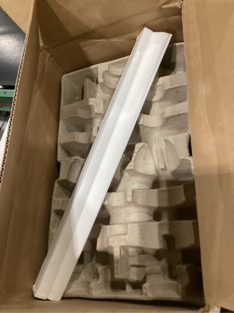 Condition photo showing As Is for redi shade no tools easy lift trim-at-home cordless cellular light filtering fabric shade white, 36" w x 64" l, (fits windows 19"- 36") white 36"w x 64"h