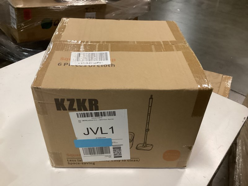 Condition photo showing Good Condition for Spin Mop and Bucket Set with Dirty - Water - Separation Bucket: Self Wringing Design, Machine - Washable and Replaceable Microfiber Pads for Home Floor Cleaning (Mop Set with 6 Pads)