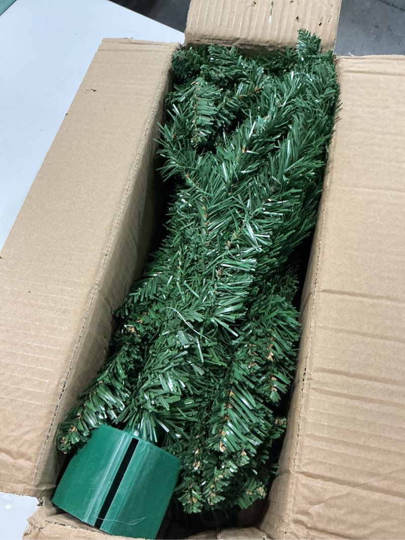 Condition photo showing As Is for Small Christmas Tree 4FT Artificial Mini Xmas Tree for Christmas Halloween House Decor,Green Green 4ft