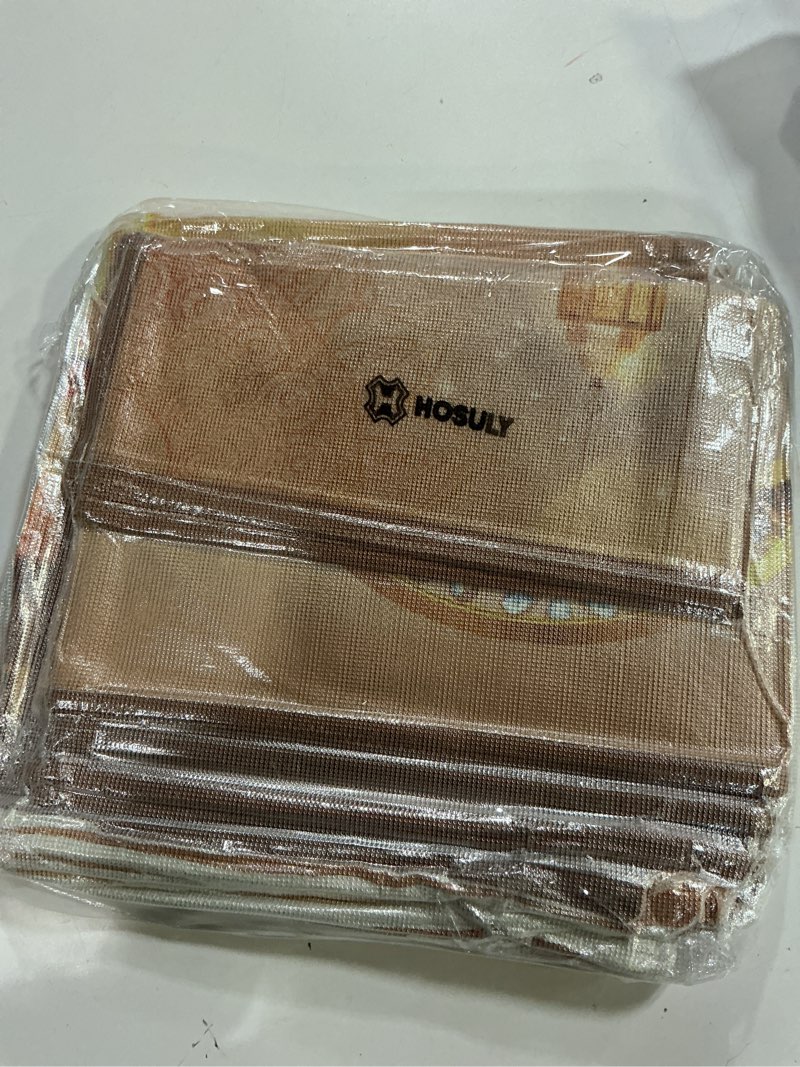 Condition photo showing New/Like New for hosuly 9 pack ramadan party decorations set, 1 pc eid mubarak table runner 4 pcs ramadan placemat 4 pcs pillow cover eid al fitr table decor decoration star moon lantern decor set for home crescent style