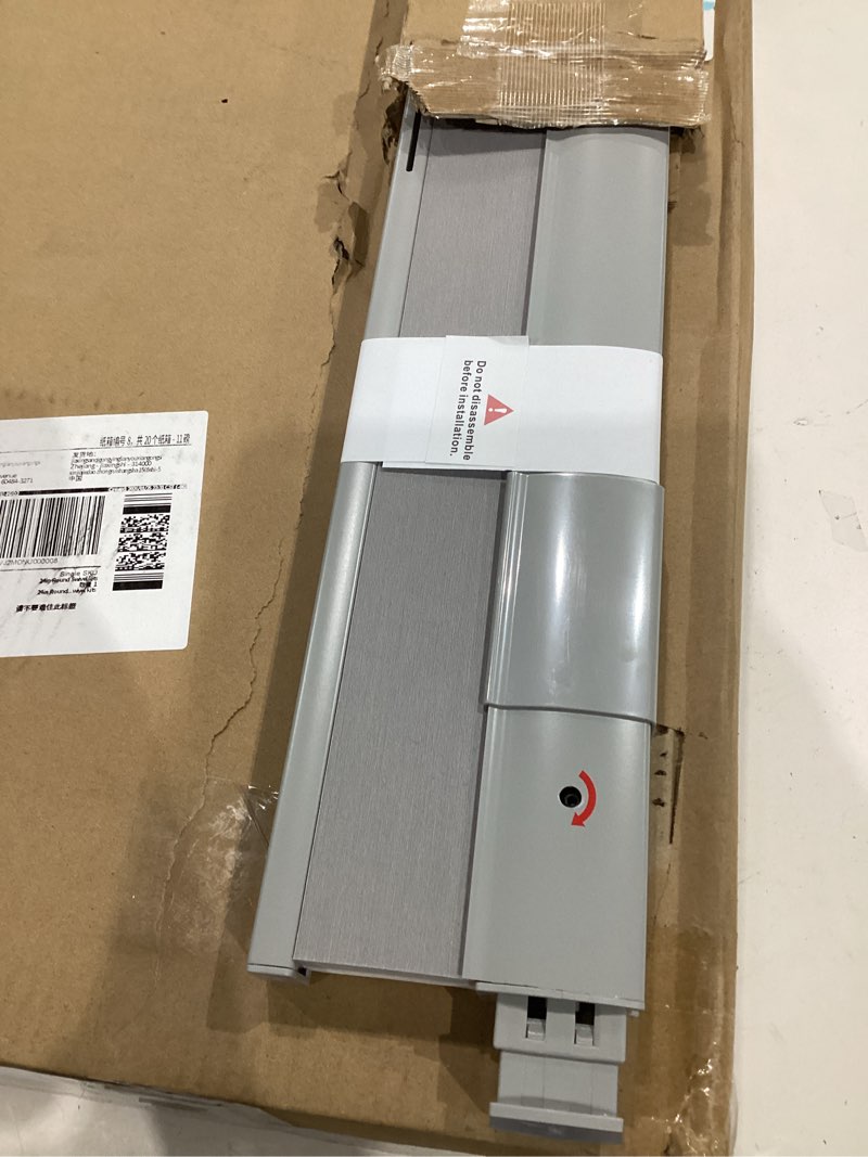Condition photo showing Good Condition for no tools no drill top down bottom up cellular shades for windows, 1" blackout fabric, cordless honeycomb blinds for indoor window, thermal insulated noise reduction, custom size, grey