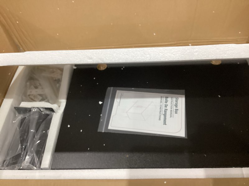 Condition photo showing Good Condition for storage cabinet with doors, modern black accent cabinet, free standing cabinet, wooden buffet sideboards for living room, kitchen,home office 1 dark black