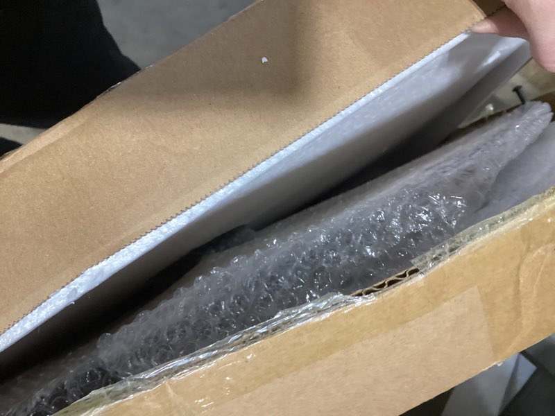 Condition photo showing Good Condition for Vantic Farmhouse 30 Inch Extra Large Decorative Wall Clock with Metal Circlee, Oversized Wood Wall Clock with Large Arabic Numeral for Living Room, Bedrooms and Offices, Silent and Battery Operated Brown 30 inch