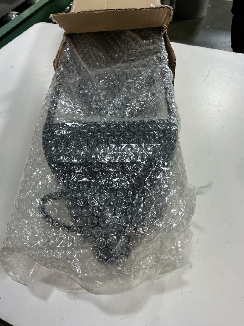 Condition photo showing Good Condition for matahum 25'' 19'' lanterns decorative outdoor indoor, black metal outdoor candle lanterns, set of 2 modern farmhouse decorative lantern for fireplace, patio, porch, floor, christmas lantern (no glass) 25 and 19in