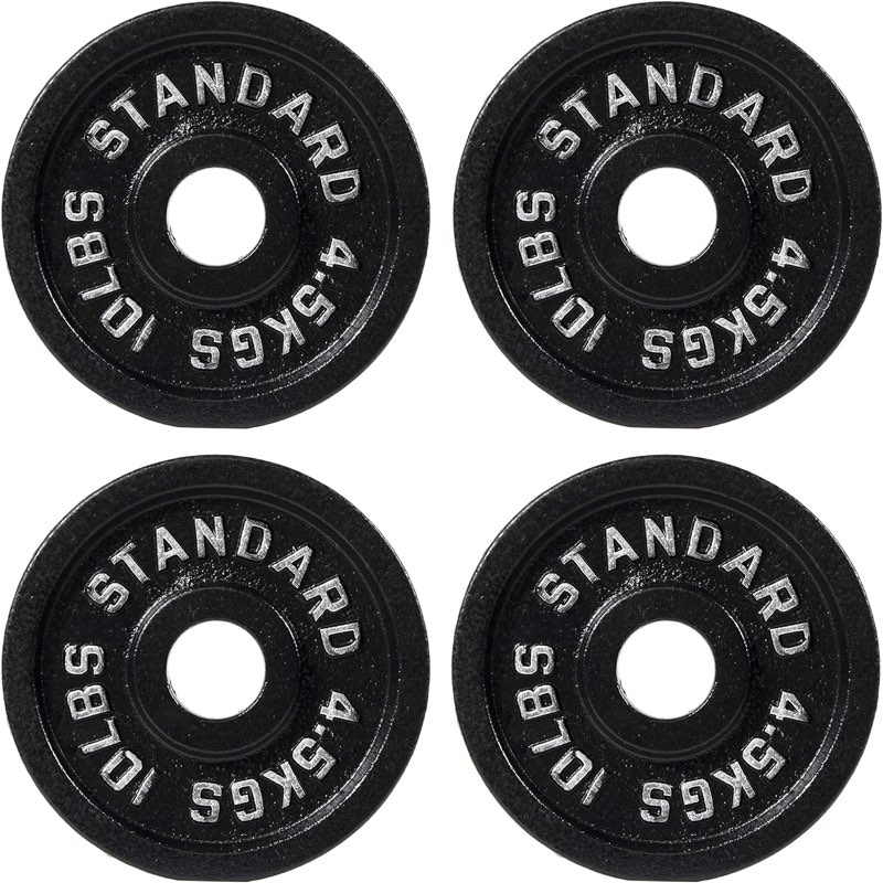 Cast Iron Plate Weight Plate, set of 4x10LBS
