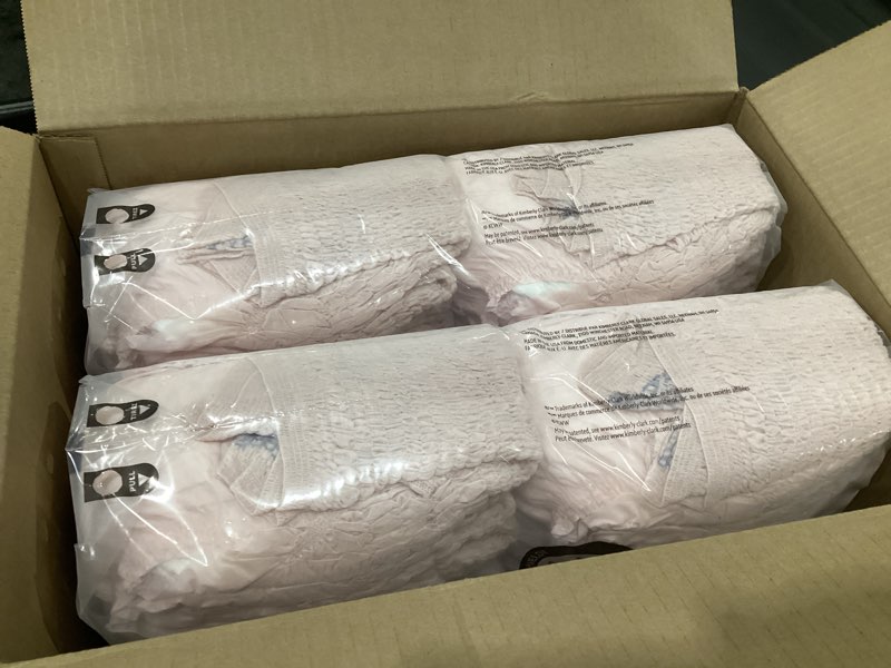 Condition photo showing As Is for Depend Fresh Protection Adult Incontinence Underwear for Women  Maximum  L  Blush  72Ct