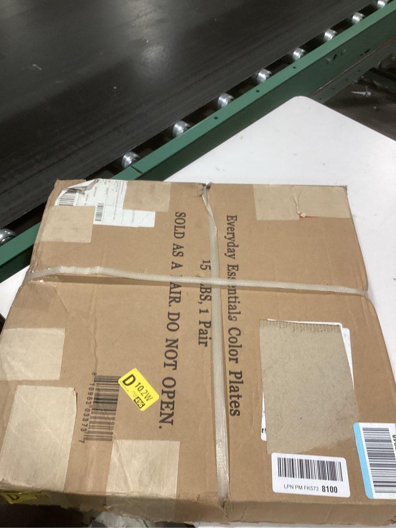 Condition photo showing New/Like New for BalanceFrom Color Coded Olympic Bumper Plate Weight Plate Colored 15lbs