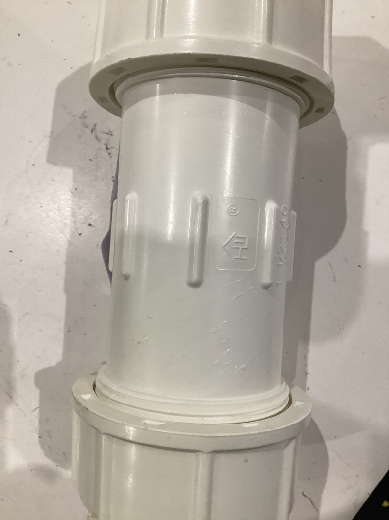 Condition photo showing Good Condition for homewerks schedule 40 1-1/2 in. compression x 1-1/2 in. dia. compression pvc coupling