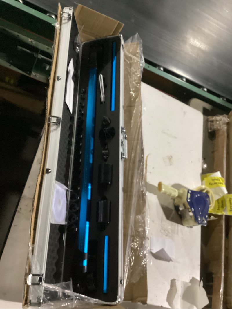 Condition photo showing As Is for 2d measuring system, high-precision universal auto body frame machine measuring ruler, retractable measure equipment repair tool for car repair tram gauge construction, machinery maintenance