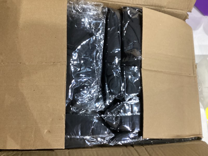 Condition photo showing Good Condition for 20 Pack Black Spandex Folding Chair Covers in Stretch Washable Fabric for Wedding, Party,Holidays,Celebration and Other Special Events Black for Folding Chair 20