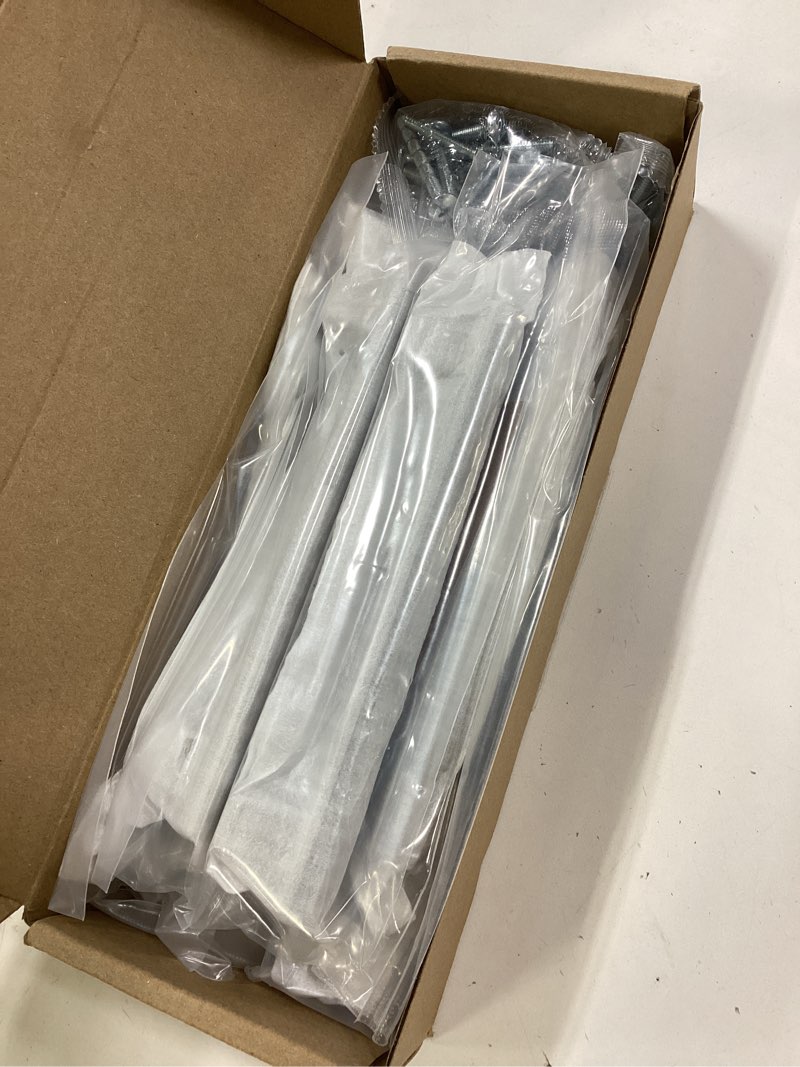 Condition photo showing New/Like New for Haliwu 10 Pack Silver and Black Cabient Handles 2 Tone Drawer Handles Black and Brushed Nickel Cabinet Pulls 5 inch Dresser Hardware and Drawer Pulls Square Kitchen Cabinet Hardware Zinc Alloy 5 inch/(128mm)-hole centers spacing 10 Pack Black & Brushed Nickel