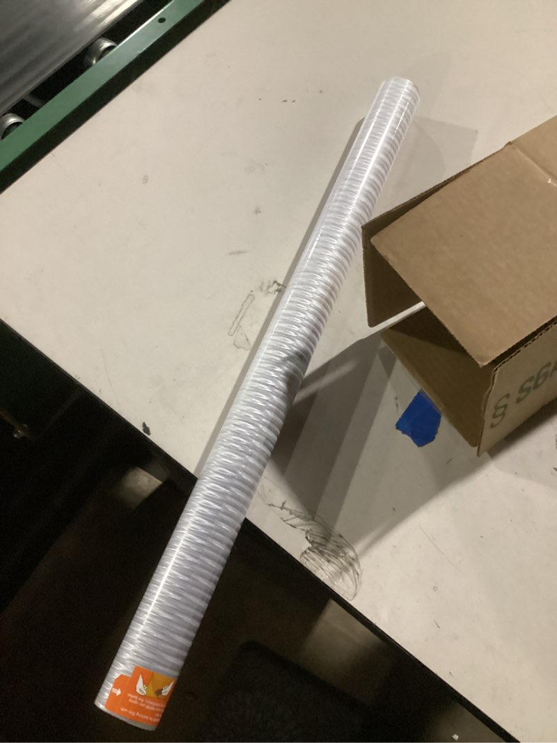Condition photo showing New/Like New for Haton Reeded Glass Window Privacy Film, Frosted Glass Window Film, Static Cling UV Blocking Stickers, Decorative Removable Cover for Bathroom Door Office, Non Adhesive 23.6" x 157.4" Reeded 23.6" x 157.4"