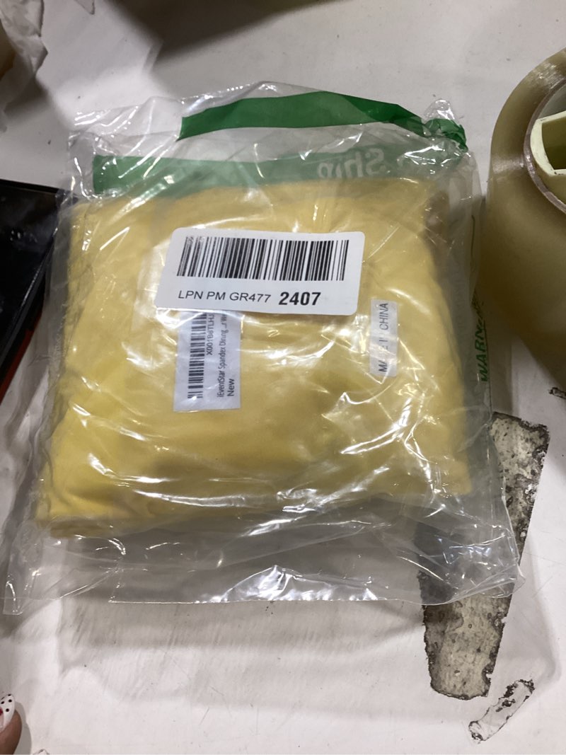 Condition photo showing New/Like New for spandex dining chair cover covers slipcovers for wedding banquet (yellow)
