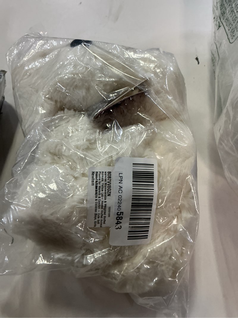 Condition photo showing Good Condition for warmies Microwavable & Weighted Stuffed Animals, Yellow Lab- Heated Stuffed Animal Plushie for Warmth & Comfort - Cute Soft Plush Toys for Adults & Children (Boys, Girls, Babies & Toddlers)