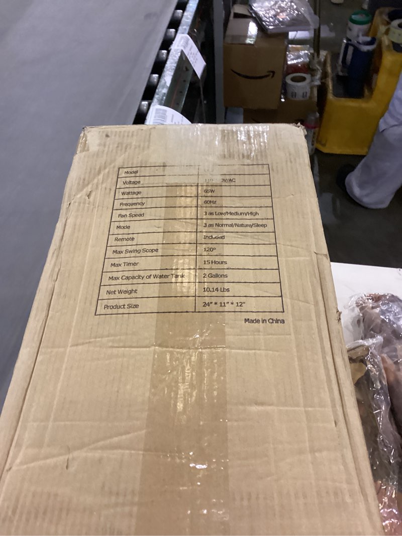 Condition photo showing New/Like New for FANCOLE Windowless Portable Air Conditioners with 4Modes & 3Speeds, 15H Timer for Smart Auto-off, 2Gal Tank for 20H Cooling, Evaporative Air Cooler 17 FT Remote, 120° Swing Swamp Cooler No Hose Needed