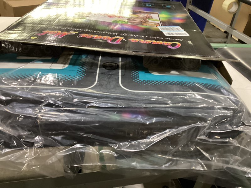 Condition photo showing New/Like New for Dance Mat for Kids and Adults, Anti-Slip Wireless Electronic Dance Pad for TV, Wrinkle-Free, Soft & Cozy Playmat for Exercise & Games, Smart Camera & 2 Controllers, Gift idea?Classic Snowflake? Christmas Colors