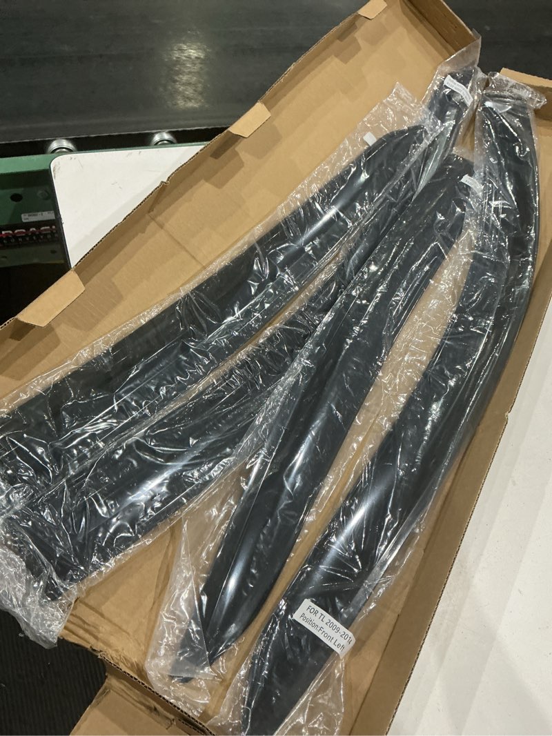 Condition photo showing As Is for window visors rain guards