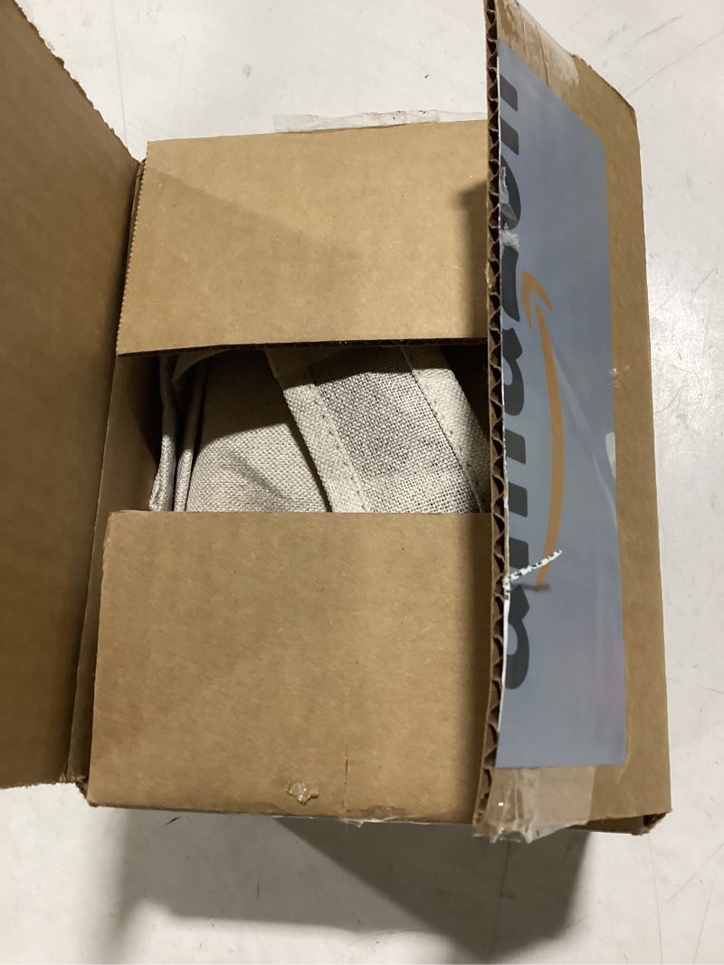 Condition photo showing Good Condition for HOMEIDEAS Blackout Linen Sidelight Curtains for Front Door, Side Door Window Curtains, Small Window,Thermal Insulated Covering, 1 Panel, W12 X L40 Inch, Natural 12"W x 40"L (Pack of 1) A-natural