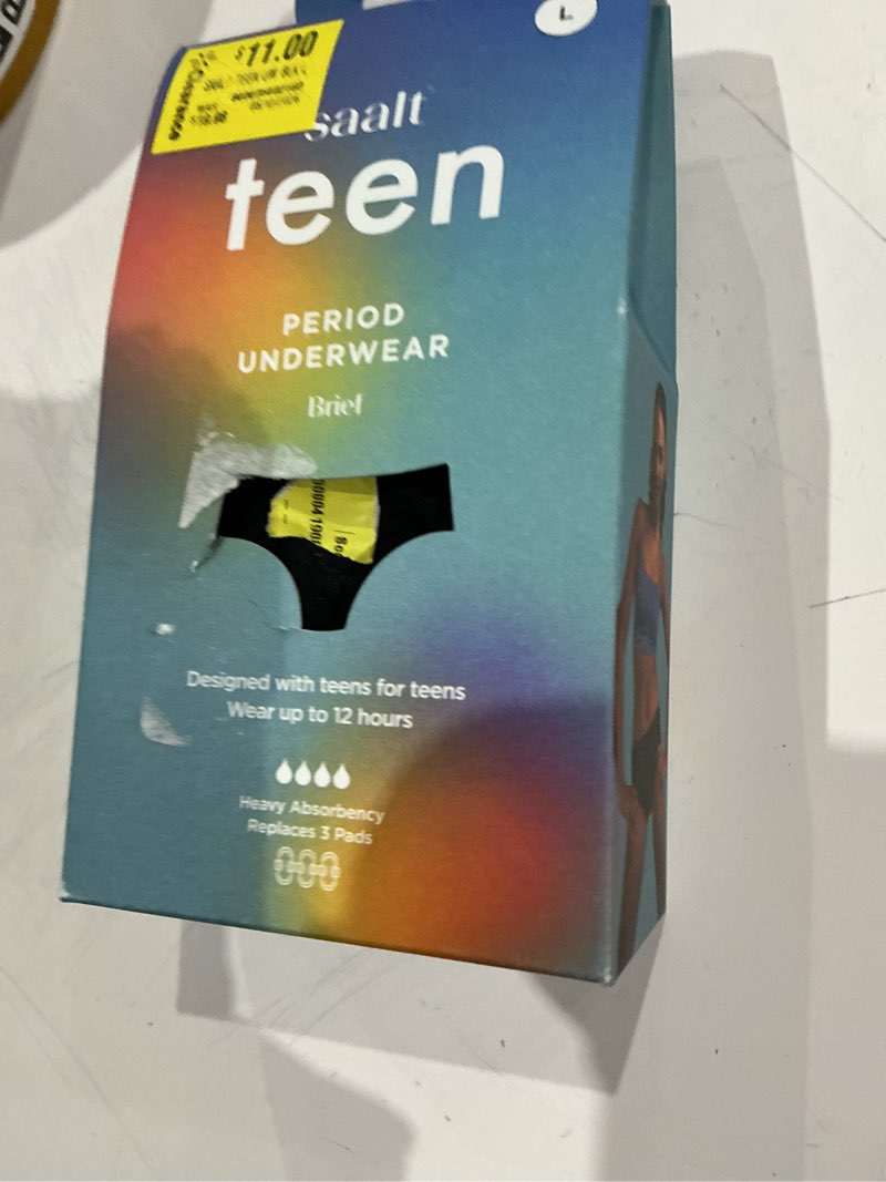 Condition photo showing Good Condition for panties for teen girls - leak-proof period underwear for teenage girls - full coverage comfort