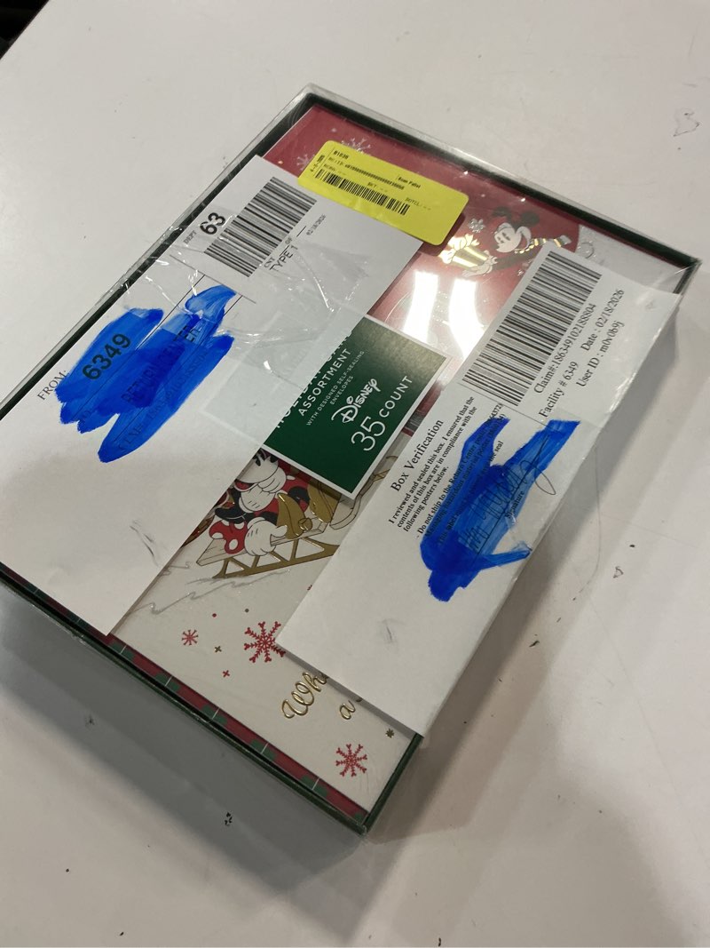 Condition photo showing New/Like New for hallmark assorted holiday christmas cards, 35 pk.