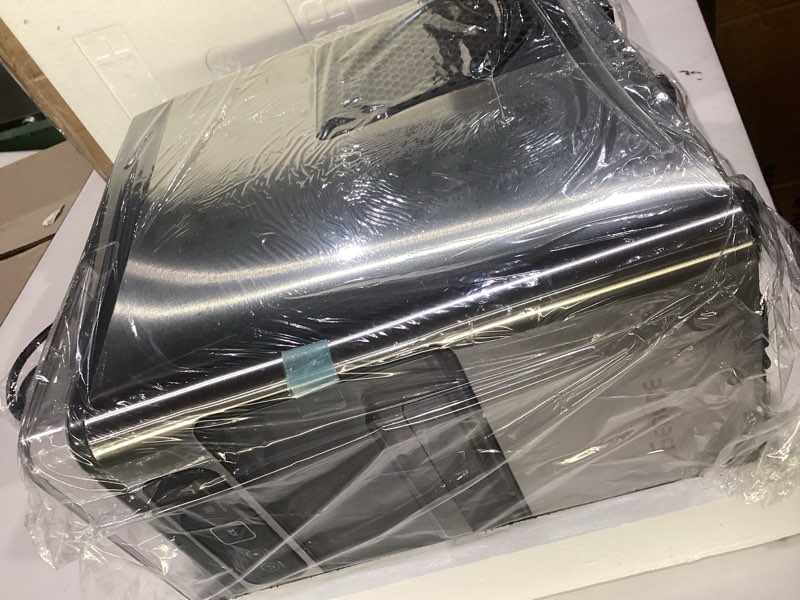 Condition photo showing New/Like New for nugget ice maker 40lbs/day, countertop ice maker soft chewable ice, ice makers one-click & self-cleaning, crushed pellet ice machine with scoop&basket for home/kitchen/office, stainless silver