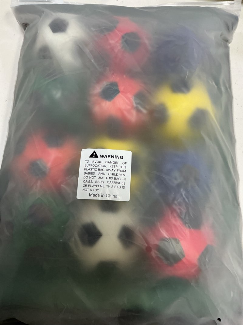 Condition photo showing New/Like New for field day games, team building games, teamwork group games for party outdoor, with 6 pieces soft balls pack of 2 blue