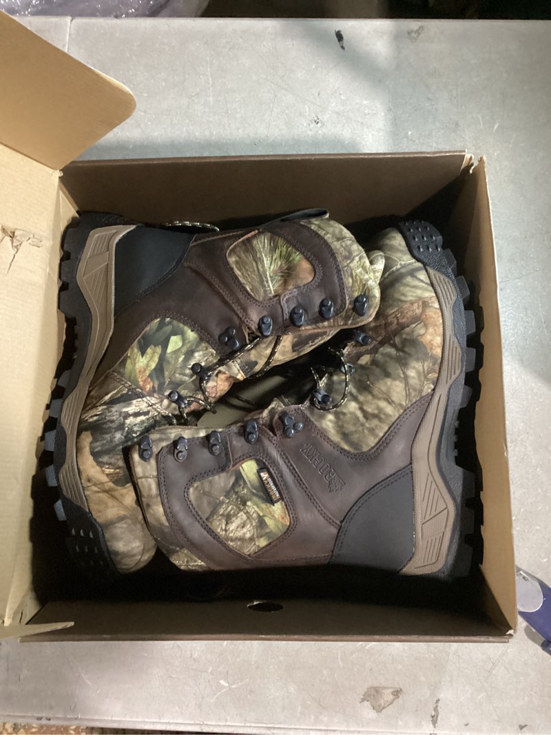 Condition photo showing Good Condition for ROCKY Men's Sport Pro Insulated Hunting Boots 12 Wide Mossy Oak Break Up Country