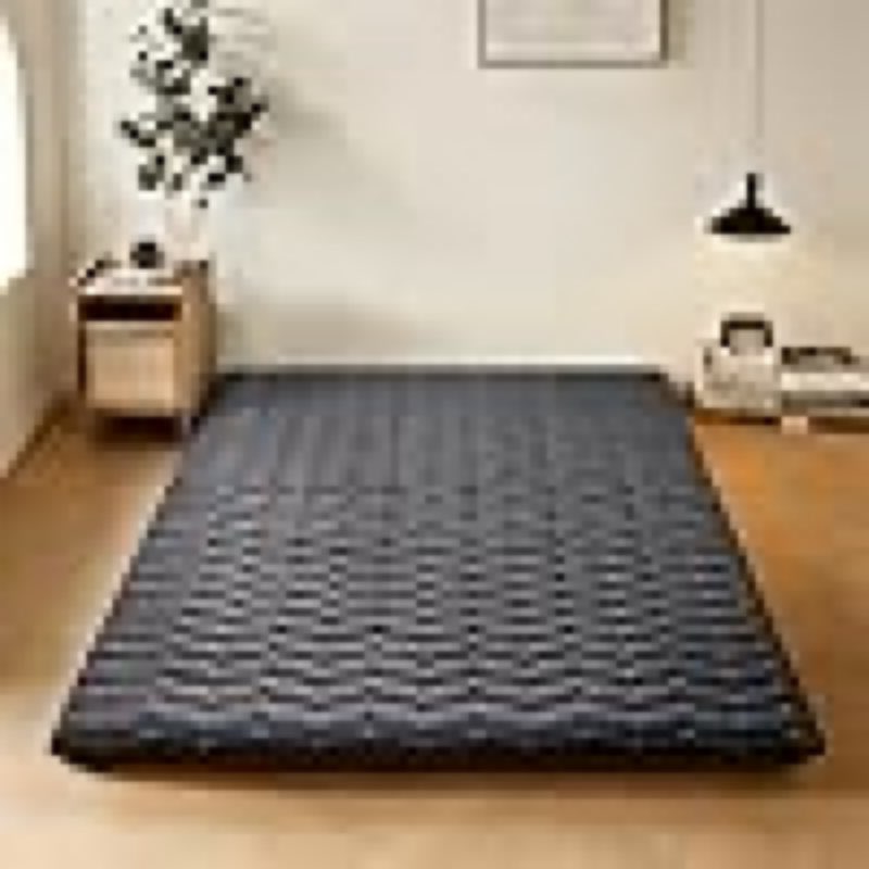 2 pack premium foam 3.2\" thick japanese futon floor mattress - twin size 39\"x80\" 100% high-density foam,comfortable sleeping pad,tatami mat for dorm,bedroom or guest room?boys girls dormitory pads(black)