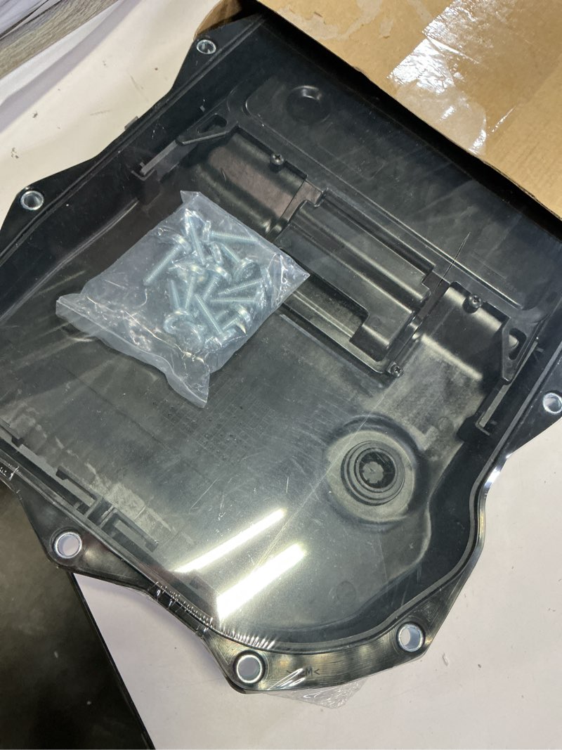 Condition photo showing Good Condition for dorman 265-850 transmission pan with drain plug, gasket and bolts compatible with select models (oe fix)