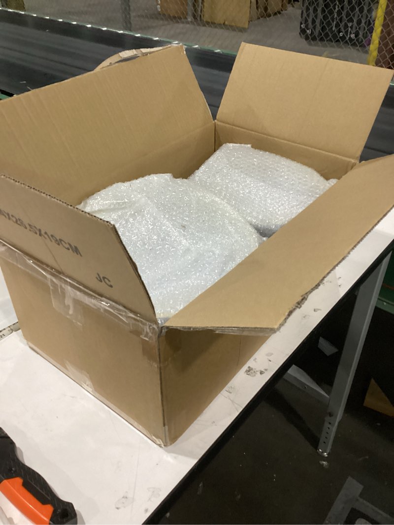 Condition photo showing New/Like New for Goodluck 200PCS Clear Gold Plastic Plates, Heavy Duty Disposable Clear Plates with 100 10.25 inch Di